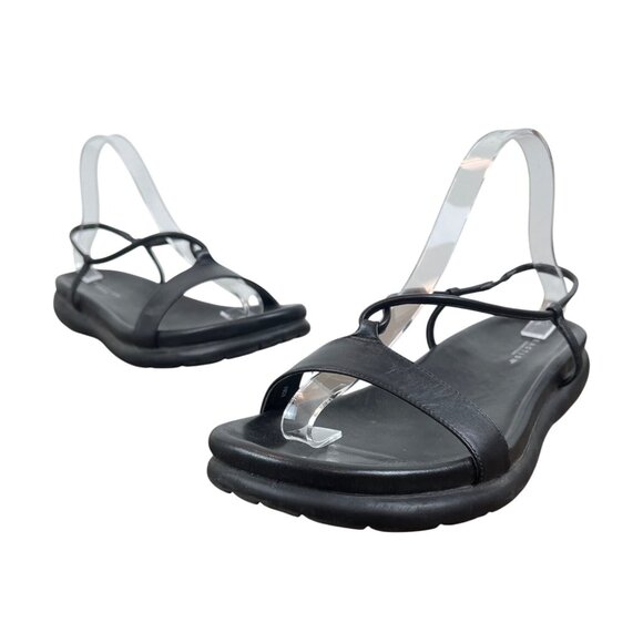 Kenneth Cole Reaction Black Trip N Dip Size 10 Womens Sandals - Picture 1 of 8